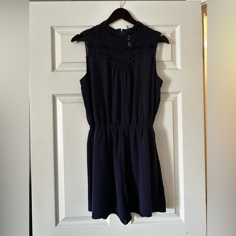 Women’s Navy Romper